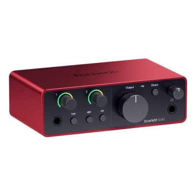 Sound Card Focusrite Solo Gen 4 Thu âm – Livestream chuyên nghiệp