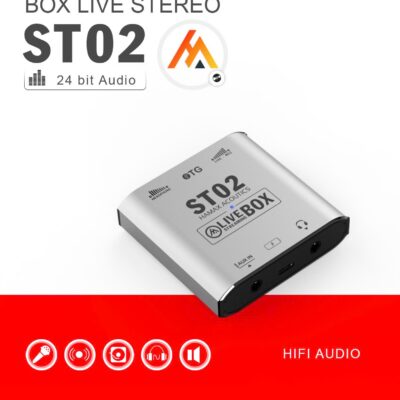 ST02 – Box Live Stereo 24 bit – ổn định tương thích với nhiều dòng điện thoại